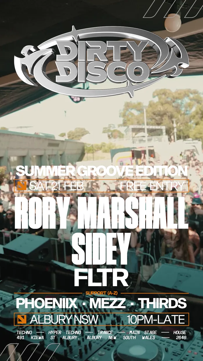 Dirty Disco 004 Summer Groove Edition flyer