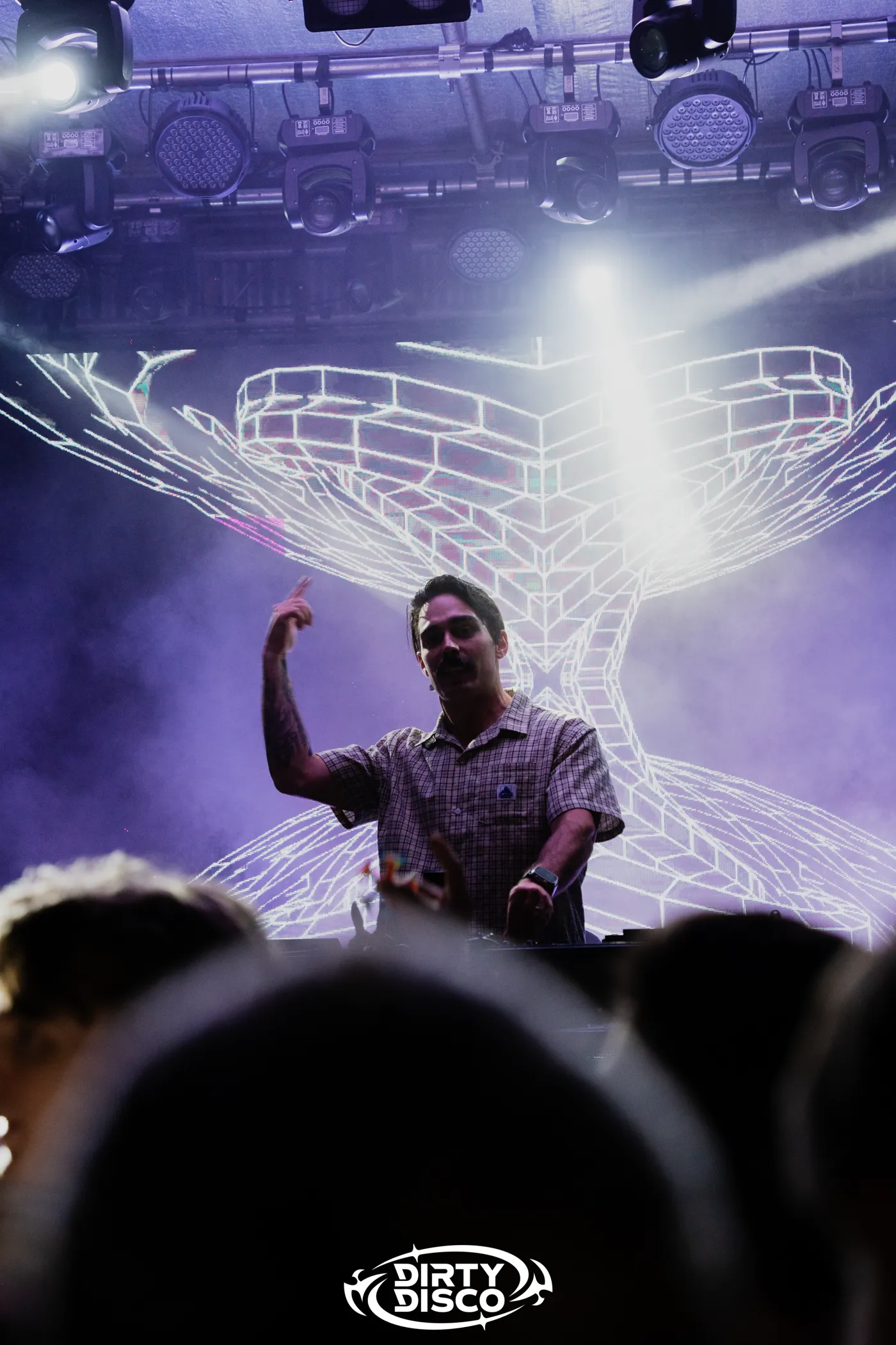 DJ on the Dirty Disco main stage